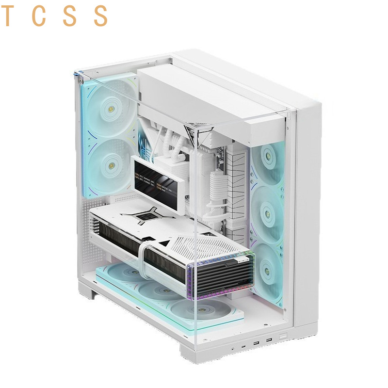 White Panoramic Triple Tempere - Atx Case review and price
